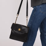 Chanel 1997 Caviar Triple CC Turnlock Tote - FashioNica