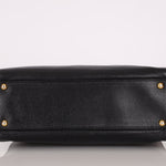 Chanel 1997 Caviar Turnlock North South Tote Bag 24k GP - FashioNica