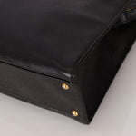 Chanel 1997 Caviar Turnlock North South Tote Bag 24k GP - FashioNica