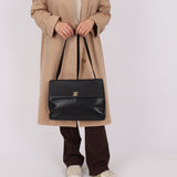 Chanel 1997 Caviar Turnlock Shoulder Bag - FashioNica