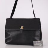 Chanel 1997 Caviar Turnlock Shoulder Bag - FashioNica