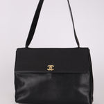 Chanel 1997 Caviar Turnlock Shoulder Bag - FashioNica