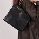 Chanel 1997 Caviar Zip Turnlock Tote Bag 24k GP - FashioNica