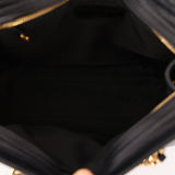 Chanel 1997 Caviar Zip Turnlock Tote Bag 24k GP - FashioNica