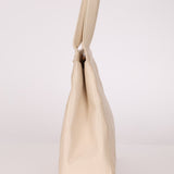 Chanel 1997 Cream Lambskin Kelly Shoulder Bag 24K GP - FashioNica