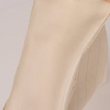 Chanel 1997 Cream Lambskin Kelly Shoulder Bag 24K GP - FashioNica