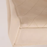 Chanel 1997 Cream Lambskin Kelly Shoulder Bag 24K GP - FashioNica