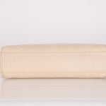 Chanel 1997 Cream Lambskin Kelly Shoulder Bag 24K GP - FashioNica