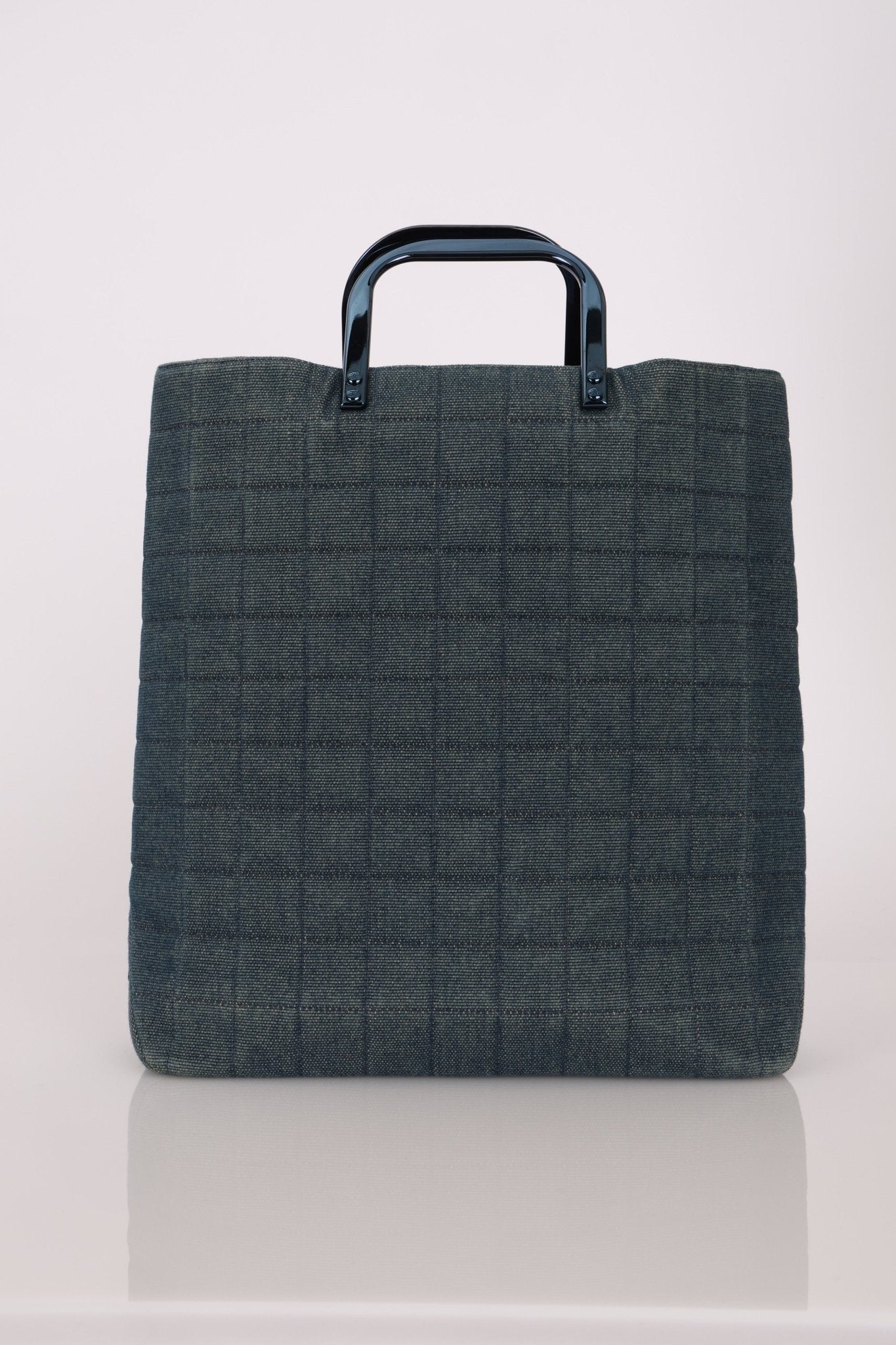 Chanel 1997 Denim Chocolate Bar Tote - FashioNica