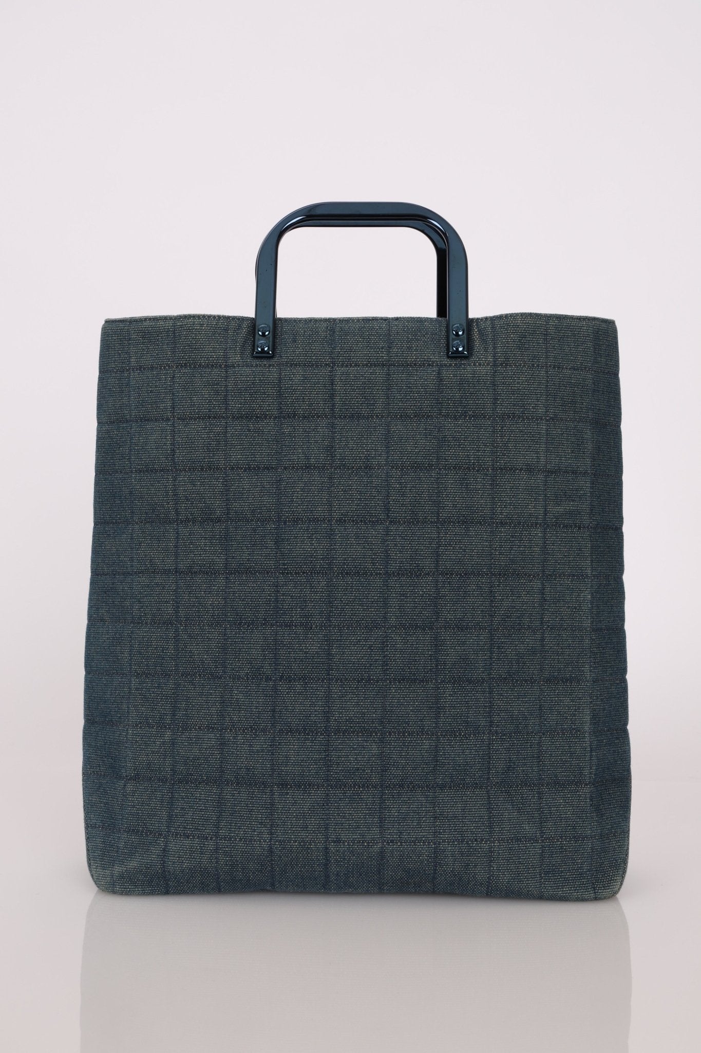 Chanel 1997 Denim Chocolate Bar Tote - FashioNica