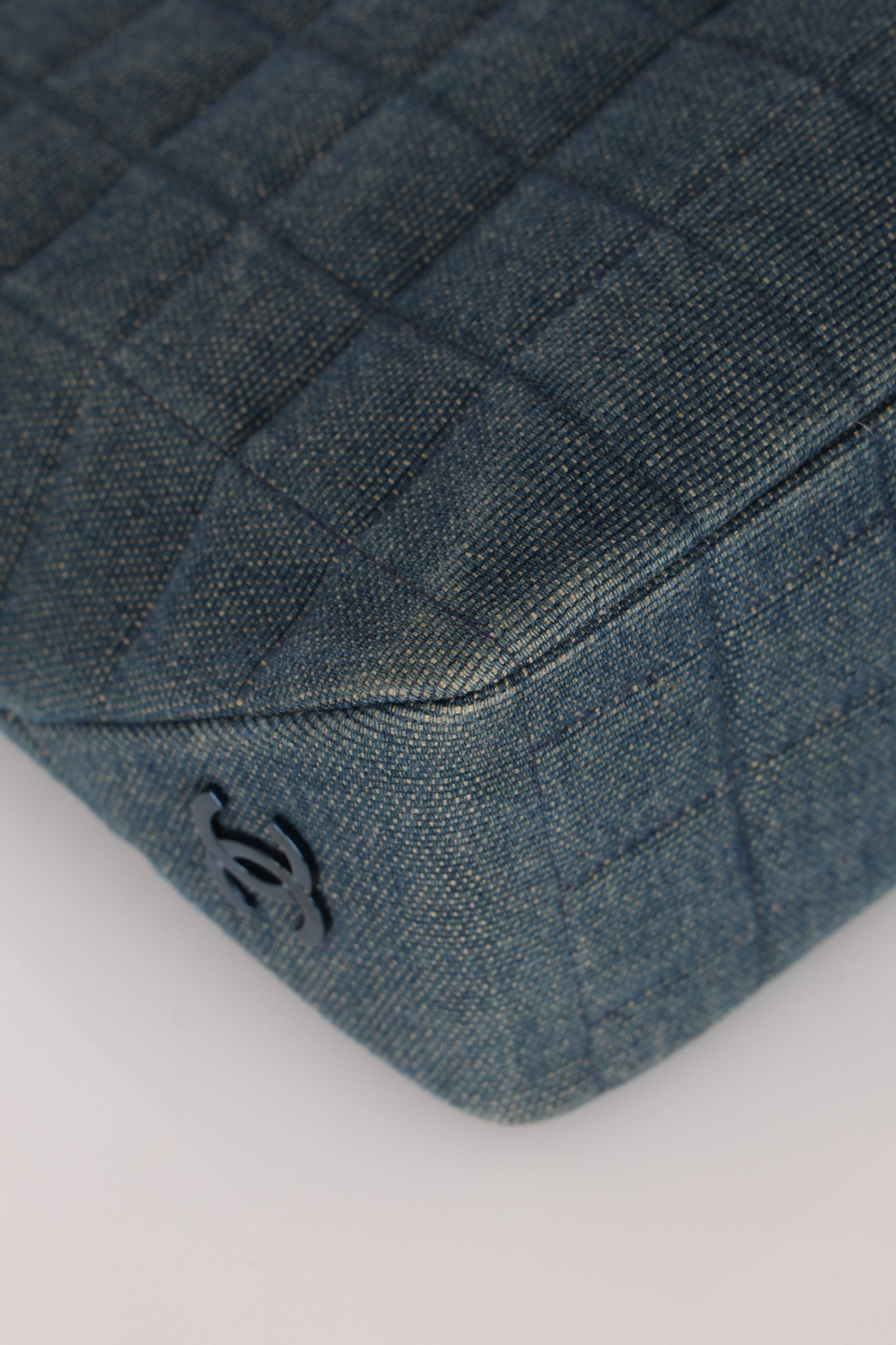 Chanel 1997 Denim Chocolate Bar Tote - FashioNica