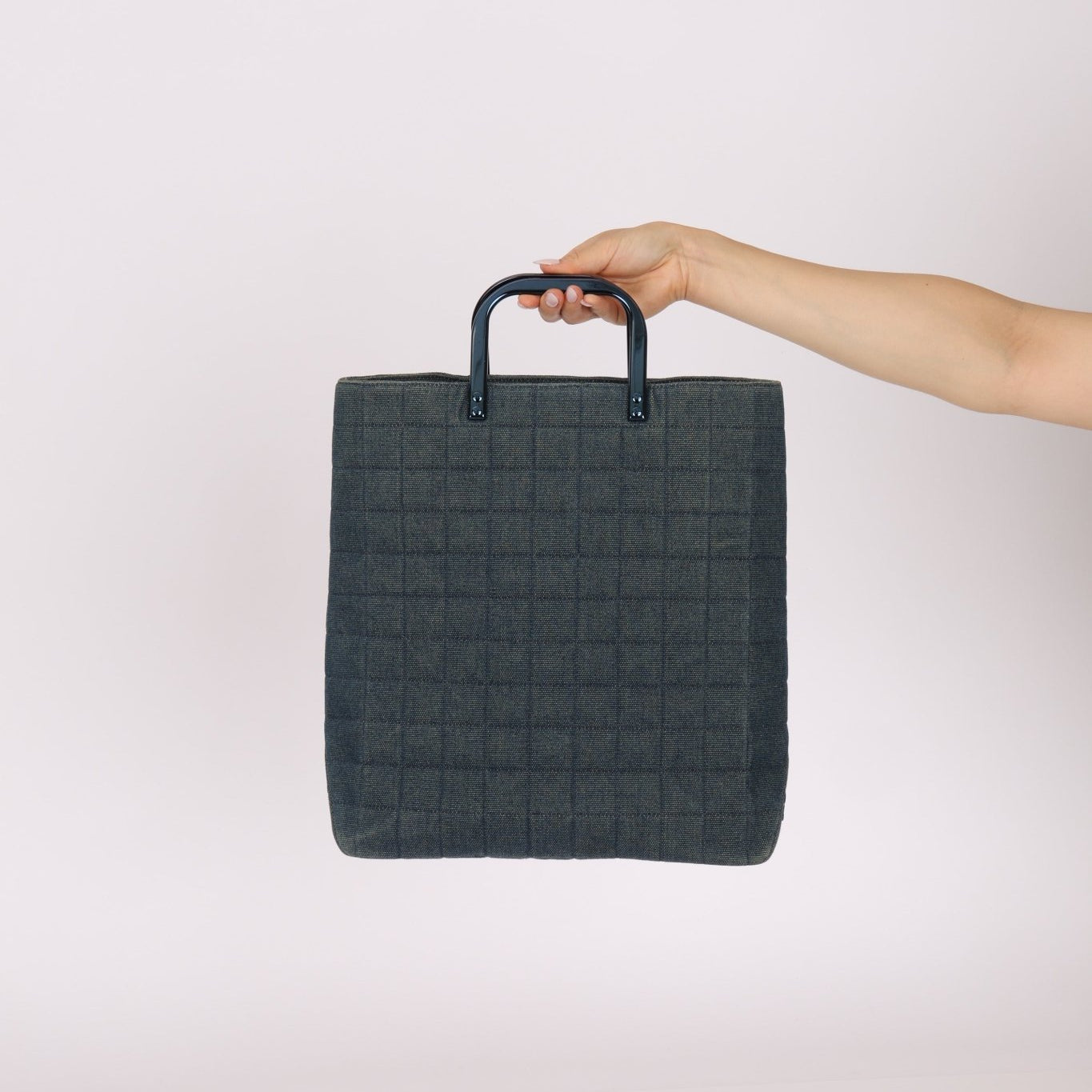 Chanel 1997 Denim Chocolate Bar Tote - FashioNica