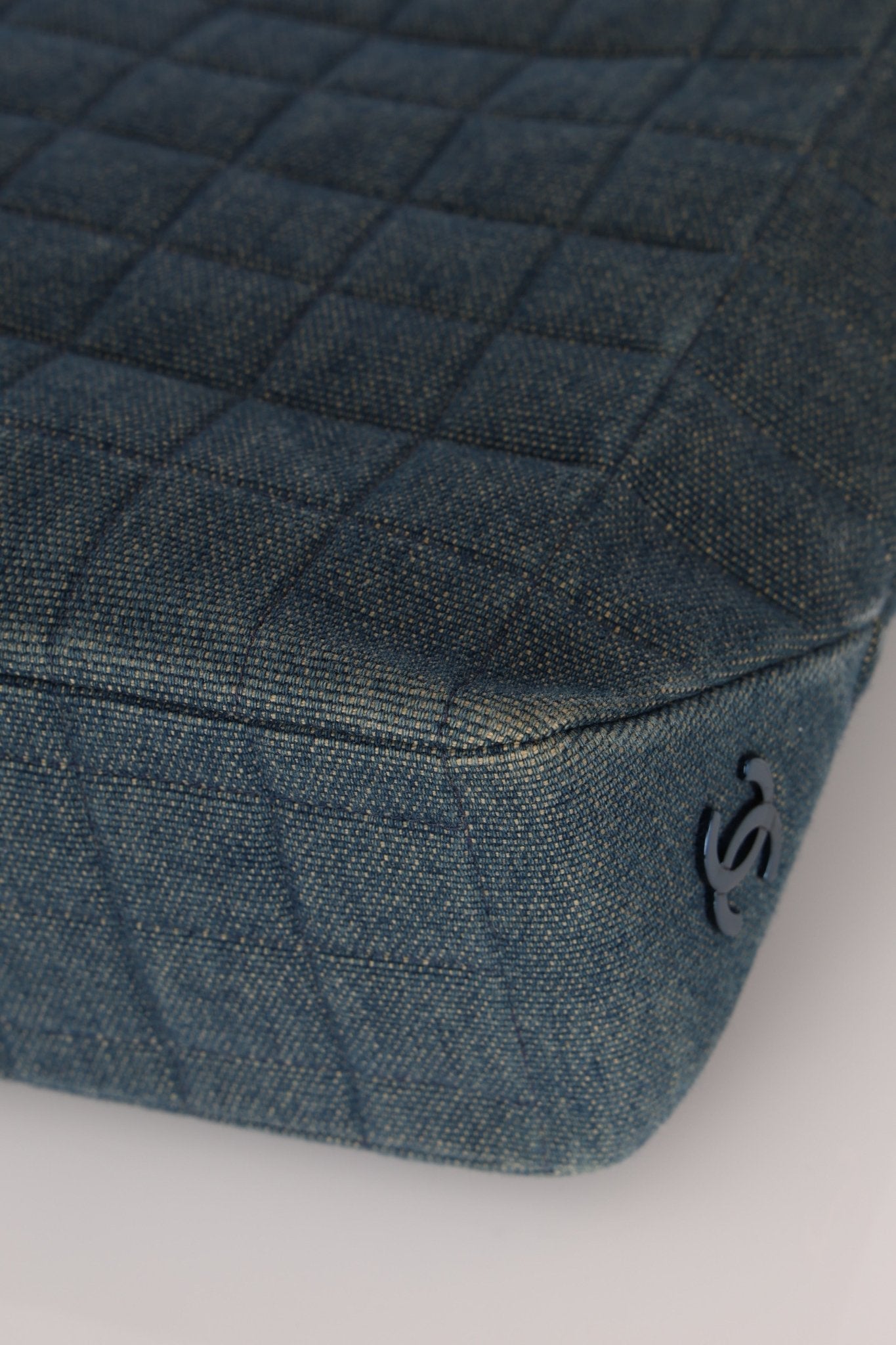 Chanel 1997 Denim Chocolate Bar Tote - FashioNica