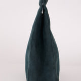 Chanel 1997 Emerald Suede Turnlock Kelly Shoulder Bag 24K GP - FashioNica