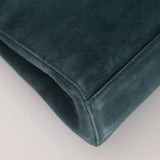 Chanel 1997 Emerald Suede Turnlock Kelly Shoulder Bag 24K GP - FashioNica