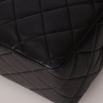 Chanel 1997 Jumbo Lambskin Turnlock Single Flap 24K GP - FashioNica