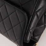 Chanel 1997 Jumbo Lambskin Turnlock Single Flap 24K GP - FashioNica