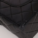 Chanel 1997 Jumbo Lambskin Turnlock Single Flap 24K GP - FashioNica