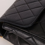 Chanel 1997 Jumbo Lambskin Turnlock Single Flap 24K GP - FashioNica
