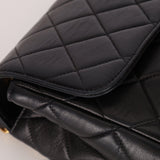 Chanel 1997 Jumbo Lambskin Turnlock Single Flap 24K GP - FashioNica