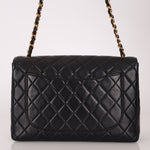 Chanel 1997 Jumbo Lambskin Turnlock Single Flap 24K GP - FashioNica