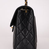 Chanel 1997 Jumbo Lambskin Turnlock Single Flap 24K GP - FashioNica