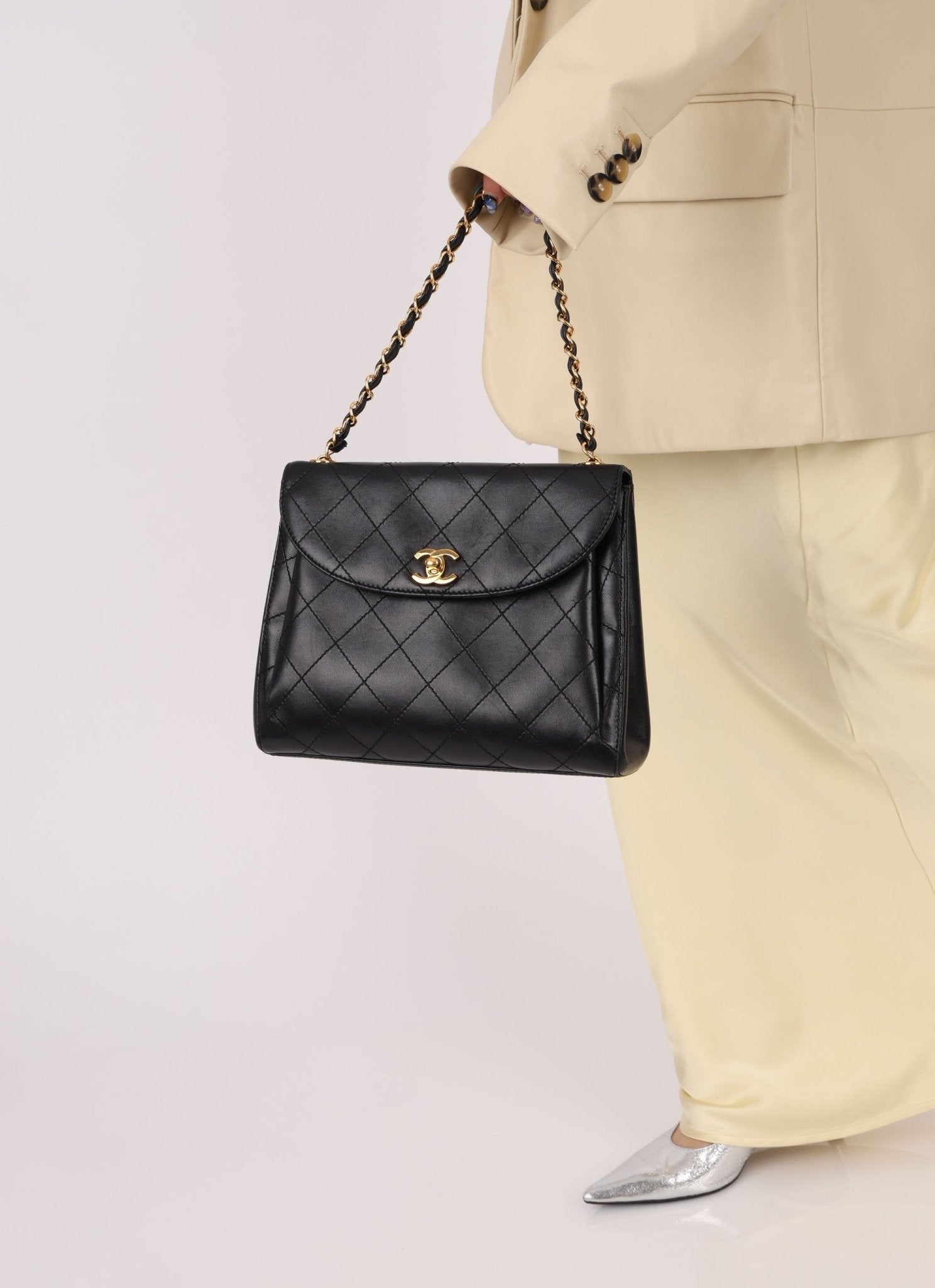 Chanel 1997 Lambskin Kelly Rounded Flap - FashioNica