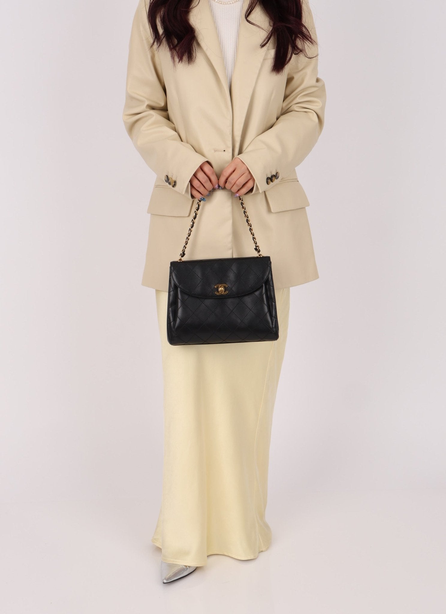 Chanel 1997 Lambskin Kelly Rounded Flap - FashioNica