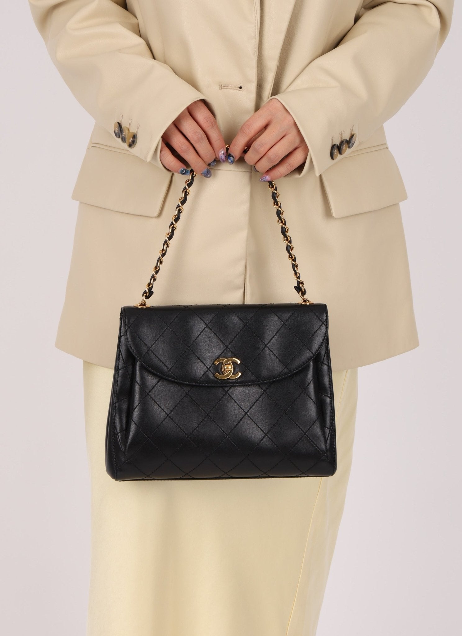 Chanel 1997 Lambskin Kelly Rounded Flap - FashioNica