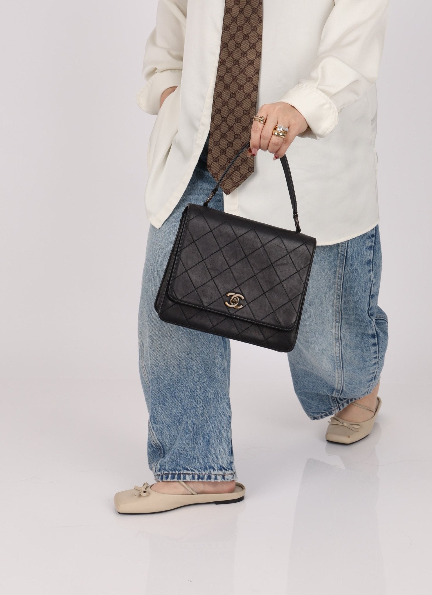 Chanel 1997 Lambskin Kelly Top Handle - FashioNica