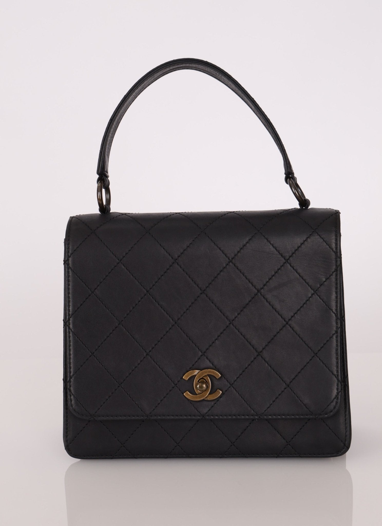 Chanel 1997 Lambskin Kelly Top Handle - FashioNica
