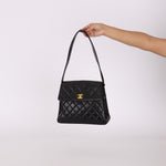 Chanel 1997 Lambskin Turnlock Shoulder Kelly Bag - FashioNica