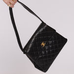 Chanel 1997 Lambskin Turnlock Shoulder Kelly Bag - FashioNica