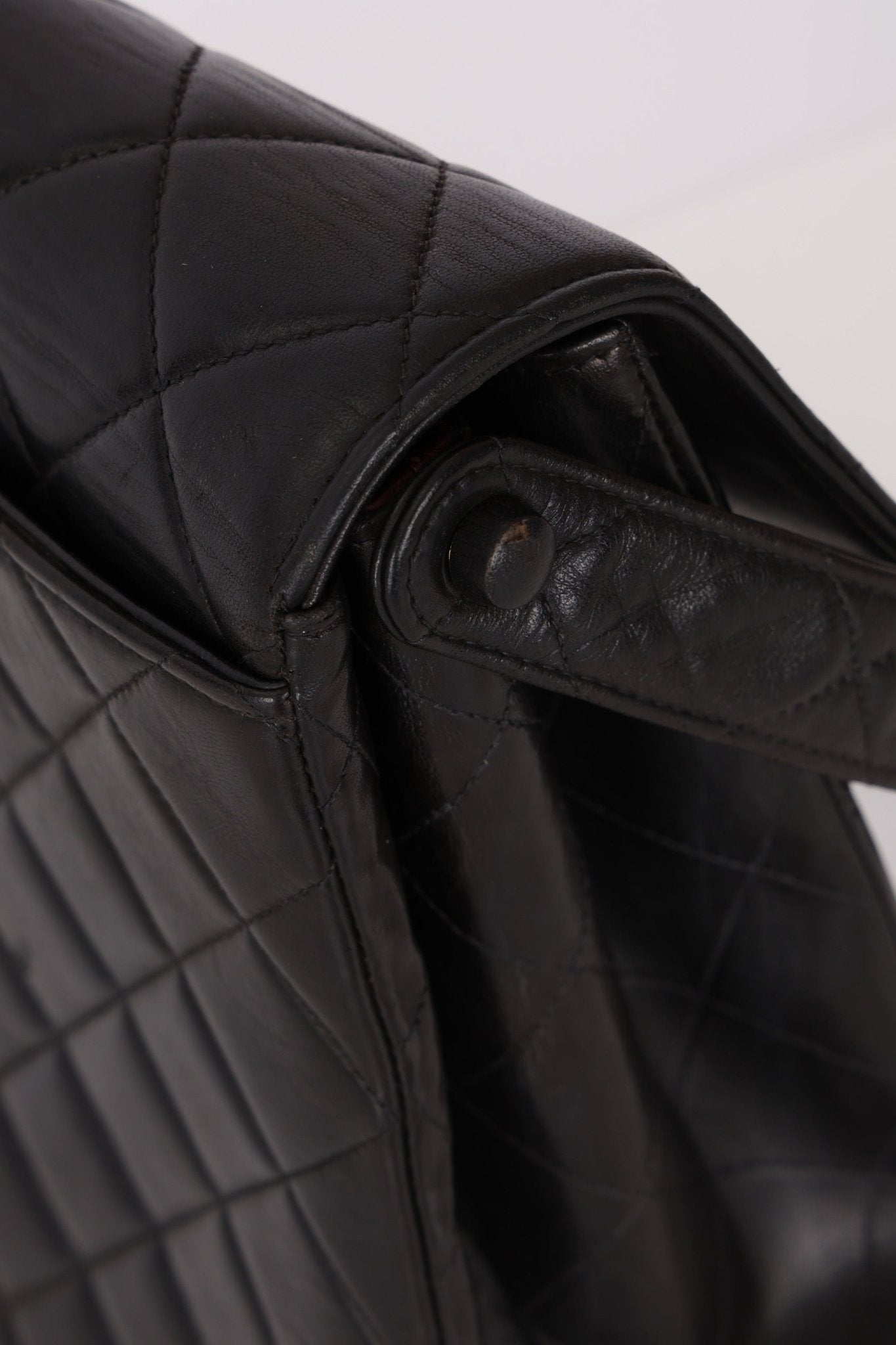 Chanel 1997 Lambskin Turnlock Shoulder Kelly Bag - FashioNica