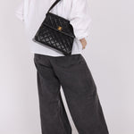 Chanel 1997 Lambskin Turnlock Shoulder Kelly Bag - FashioNica