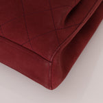 Chanel 1997 Merlot Suede Chain Flap Bag - FashioNica