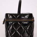 Chanel 1997 Patent Turnlock Vanity 24K GP - FashioNica