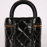 Chanel 1997 Patent Turnlock Vanity 24K GP - FashioNica