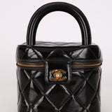 Chanel 1997 Patent Turnlock Vanity 24K GP - FashioNica