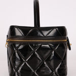 Chanel 1997 Patent Turnlock Vanity 24K GP - FashioNica