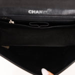 Chanel 1997 So Black Lucite Chain Handle Patent Flap Bag - FashioNica
