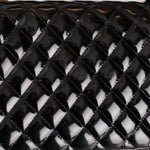 Chanel 1997 So Black Lucite Chain Handle Patent Flap Bag - FashioNica