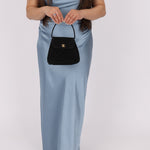 Chanel 1997 Suede Top Handle Mini Kelly - FashioNica