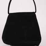 Chanel 1997 Suede Top Handle Mini Kelly - FashioNica