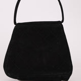 Chanel 1997 Suede Top Handle Mini Kelly - FashioNica