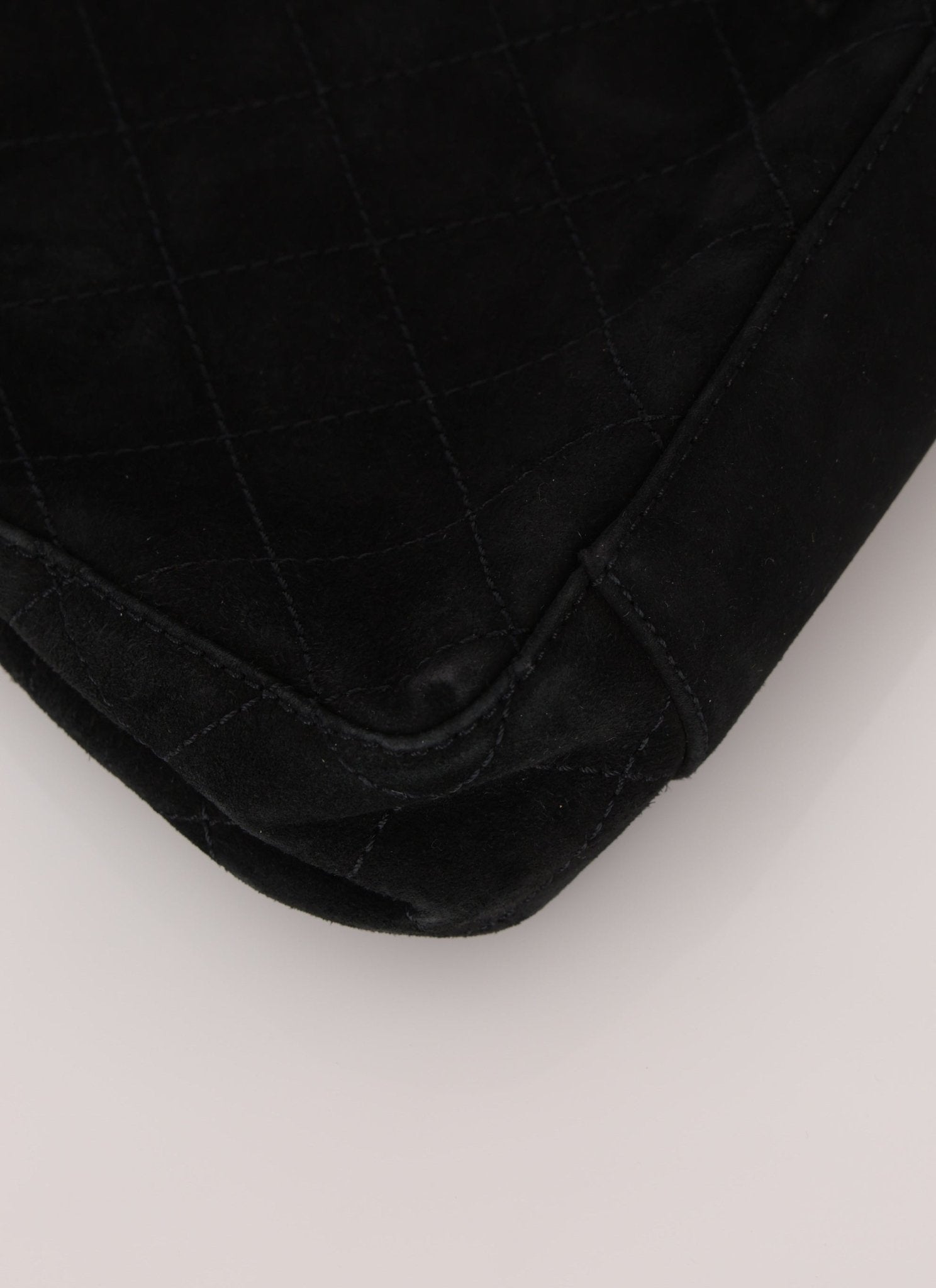 Chanel 1997 Suede Top Handle Mini Kelly - FashioNica