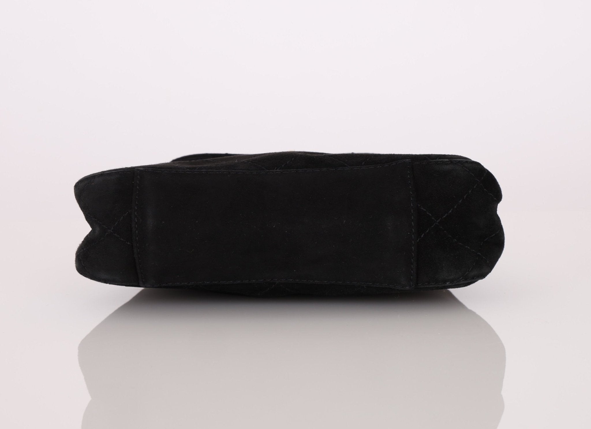 Chanel 1997 Suede Top Handle Mini Kelly - FashioNica