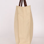 Chanel 1997 Vanilla Caviar Acrylic Wood Tote - FashioNica