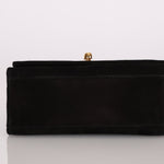 Chanel 1998 Multi Strap Microsuede Turn - Lock Flap Bag 24k GP - FashioNica