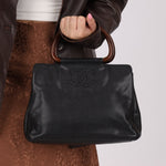 Chanel 1998 Resin Wood Caviar Timeless Tote 24k GP - FashioNica